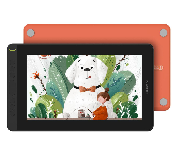Huion Kamvas 12 Orange + Podstawa - 1050417 - zdjęcie